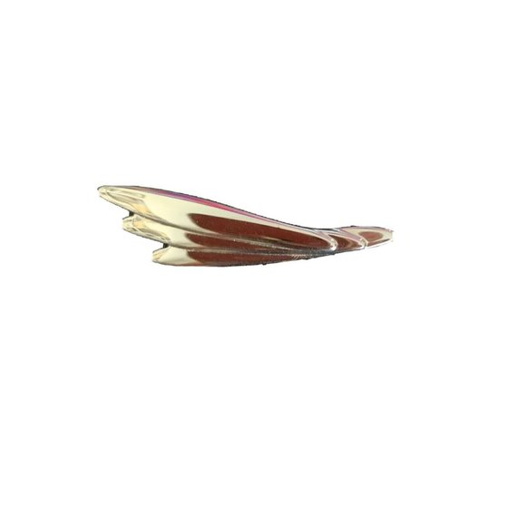 Vintage Sarah Coventry Silver Tone Wing Feather Abstract Brooch Pin